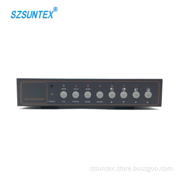 Professional Manufacturer Customize CCTV Accessories 6 Channel Color Quad Processor
